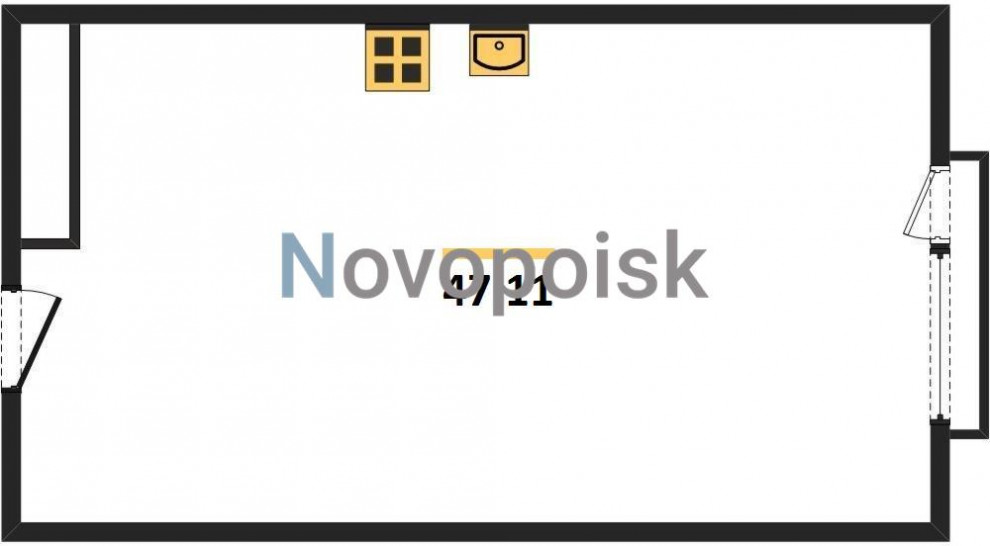Студия 47.11 м²